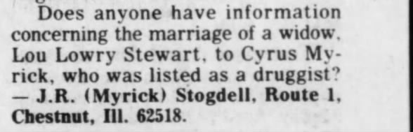 Clipping from Herald and Review